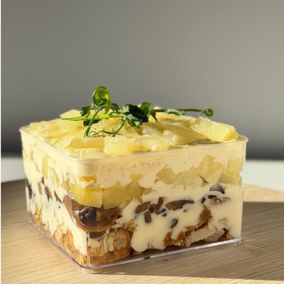 Салат с цыпленком и ананасом